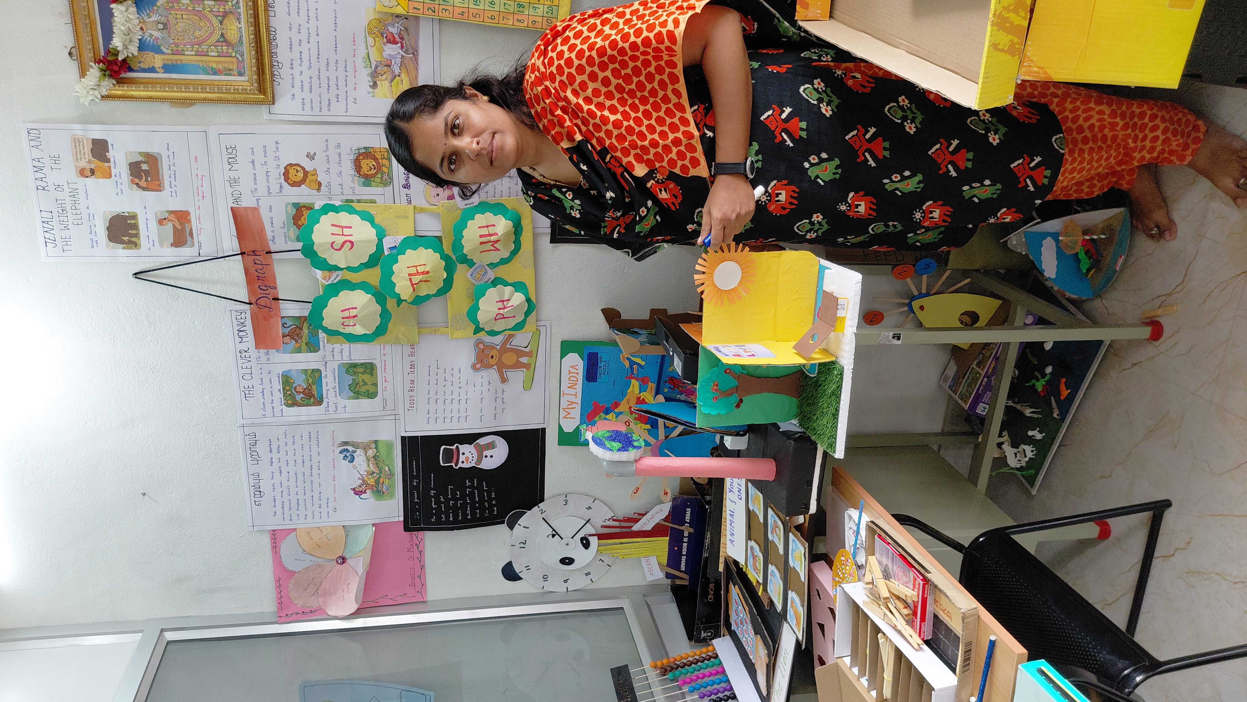 Mathematics materials in classroom